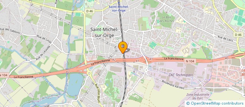 localisation de l'entreprise SCI MCR  SAINT-MICHEL-SUR-ORGE