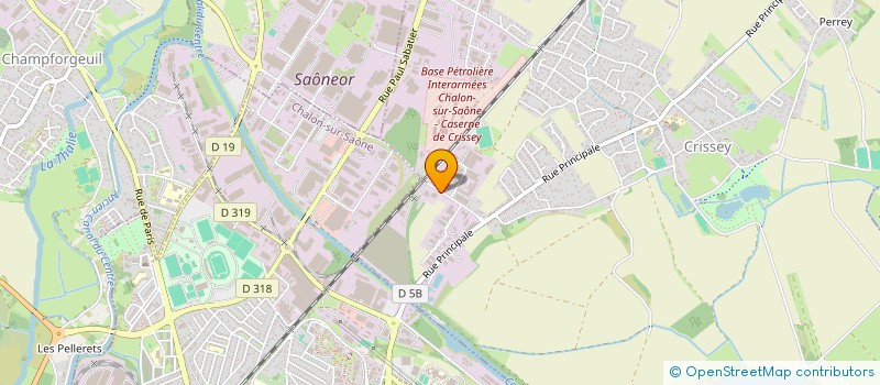 localisation de l'entreprise SCI MCR  CRISSEY