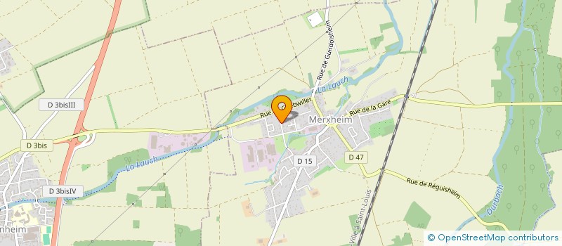 localisation de l'entreprise SCI MCR DU VIGNOBLE  MERXHEIM