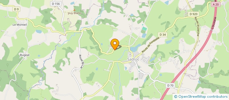 localisation de l'entreprise SCI MCS  DONZENAC