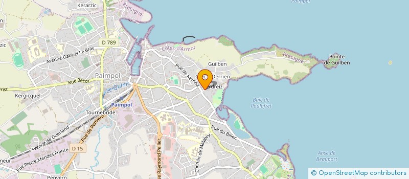 localisation de l'entreprise SCI MCS  PAIMPOL