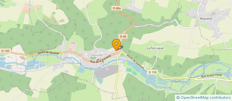 localisation de l'entreprise SCI MCS  COLLEVILLE