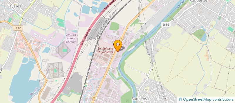 localisation de l'entreprise SCI MCS  MURET