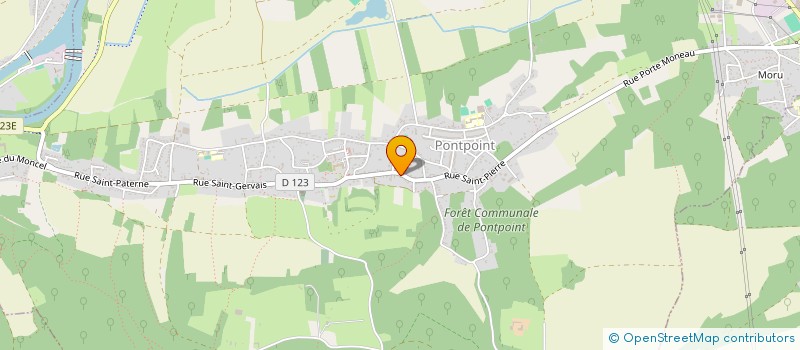 localisation de l'entreprise SCI MCS IMMO  PONTPOINT