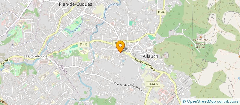 localisation de l'entreprise SCI MCSG  ALLAUCH