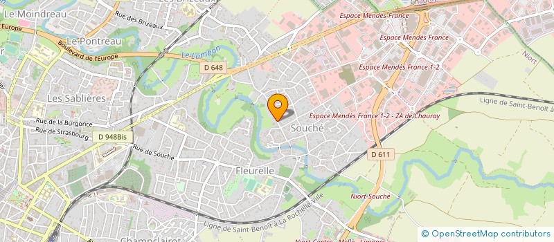 localisation de l'entreprise SCI MCT à NIORT