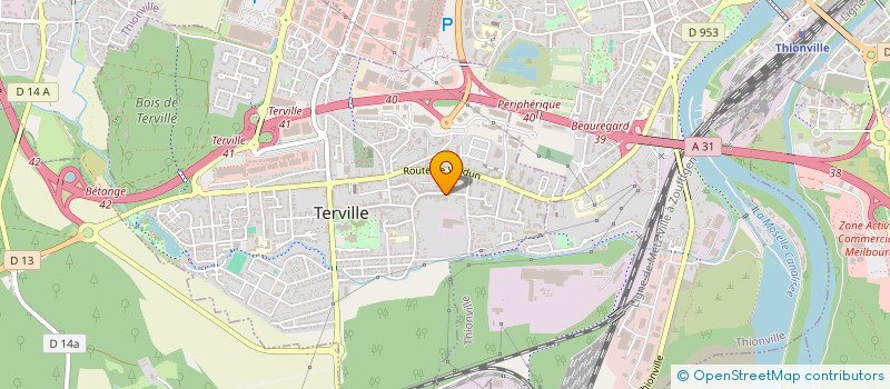 localisation de l'entreprise SCI MCT1  TERVILLE