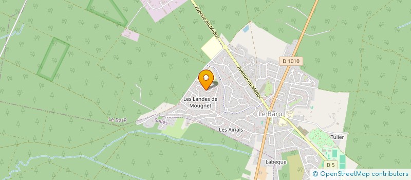 localisation de l'entreprise SCI MCTK  GUJAN-MESTRAS