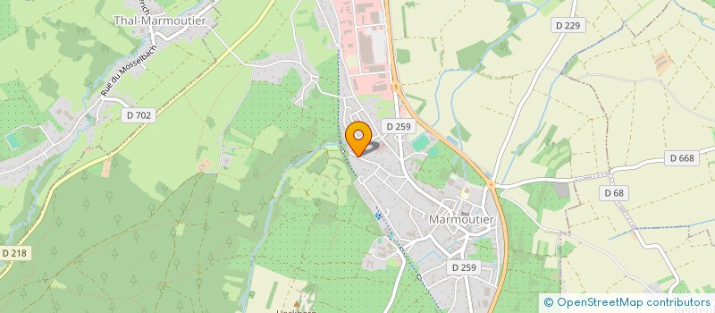 localisation de l'entreprise SCI MCTL  MARMOUTIER