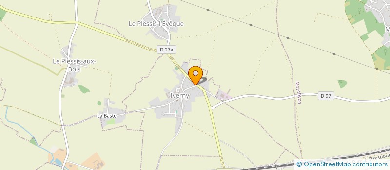 localisation de l'entreprise SCI MCV  IVERNY