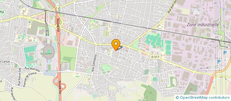 localisation de l'entreprise SCI MCV  MEYZIEU