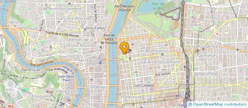 localisation de l'entreprise SCI MCV  LYON