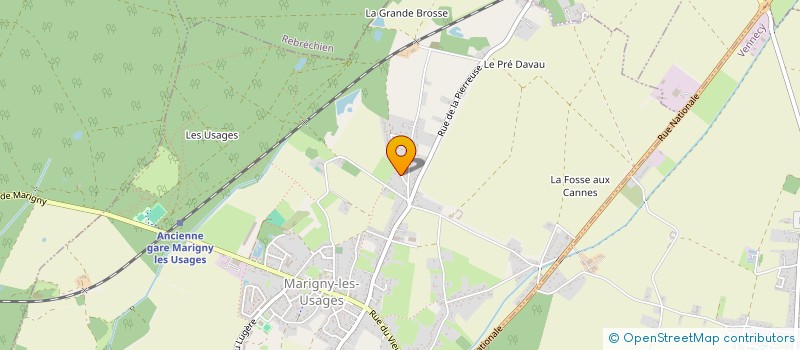 localisation de l'entreprise SCI MCV 45 à MARIGNY-LES-USAGES
