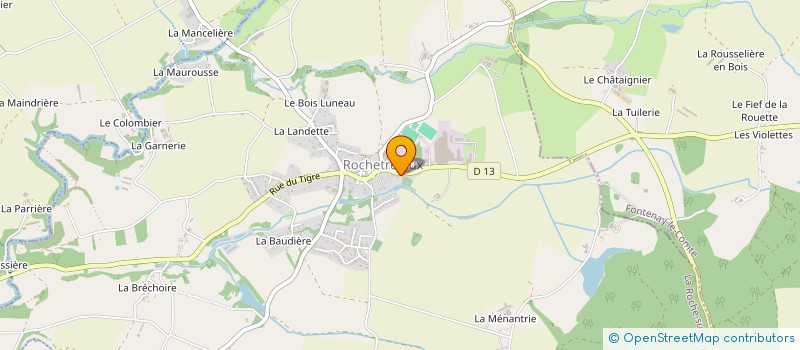 localisation de l'entreprise SCI MCV  ROCHETREJOUX