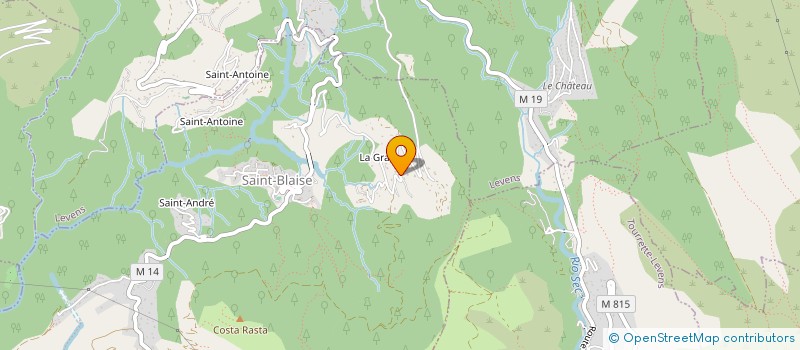 localisation de l'entreprise SCI MCV-IMMO  SAINT-BLAISE