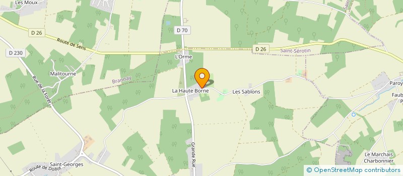 localisation de l'entreprise SCI MCVB  VILLEBOUGIS