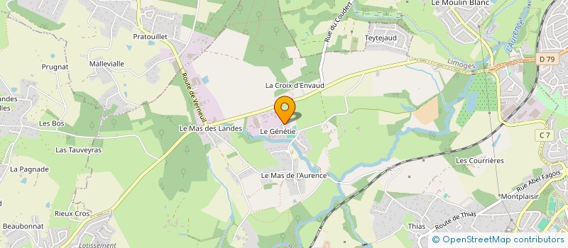 localisation de l'entreprise SCI MCVP à ISLE