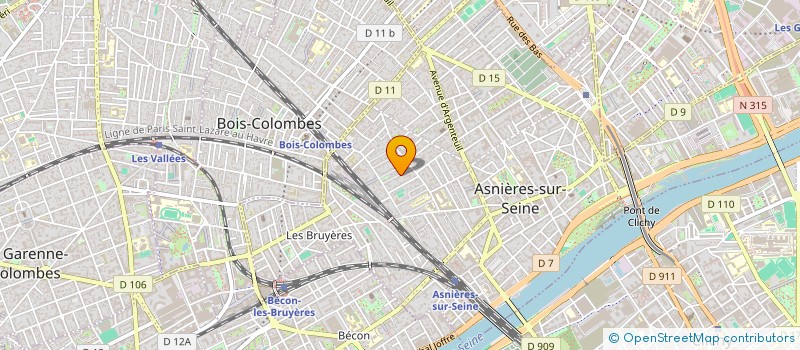 localisation de l'entreprise SCI MCW à ASNIERES-SUR-SEINE