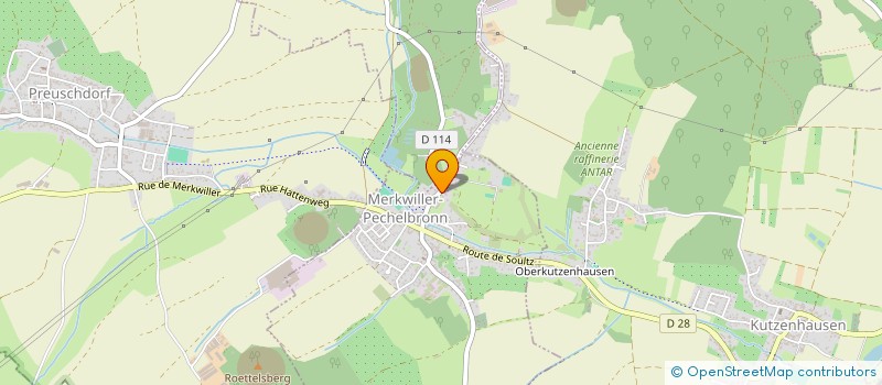 localisation de l'entreprise SCI MCW ET CO  KUTZENHAUSEN