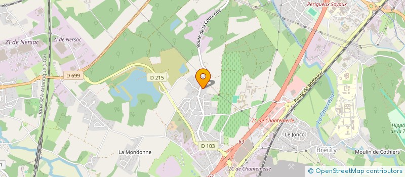 localisation de l'entreprise SCI MCX  LA COURONNE