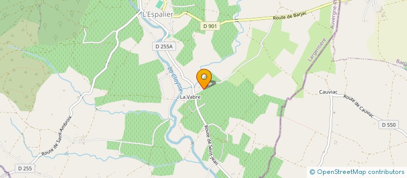 localisation de l'entreprise SCI MCX  SAINT-SAUVEUR-DE-CRUZIERES