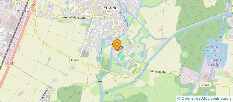 localisation de l'entreprise SCI MCXMRG  ERSTEIN