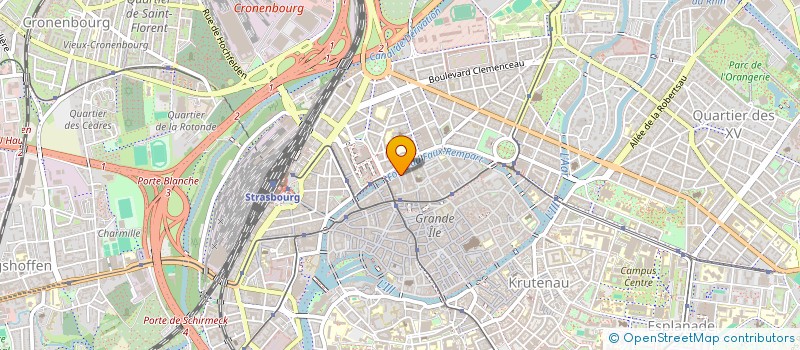 localisation de l'entreprise SCI MCY  STRASBOURG