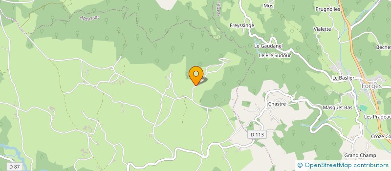 localisation de l'entreprise SCI MCY  ALBUSSAC