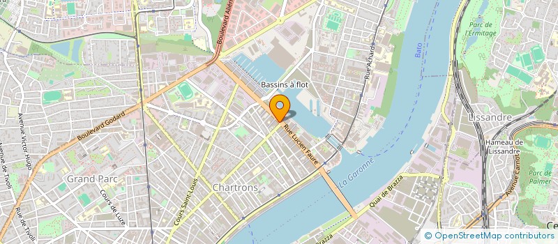 localisation de l'entreprise SCI MCZ  BORDEAUX