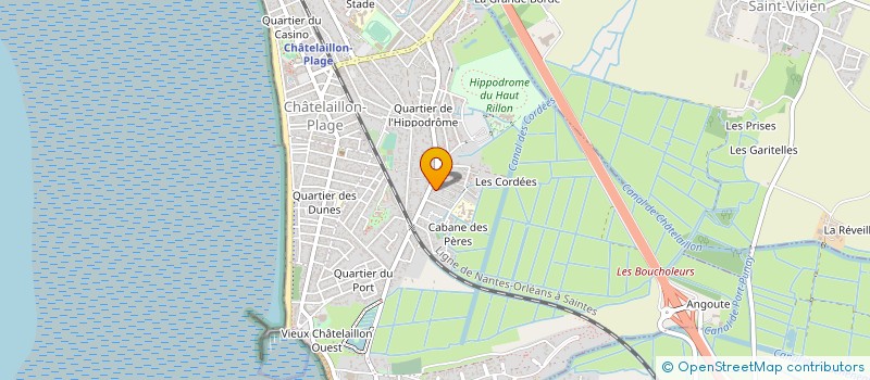 localisation de l'entreprise SCI MD 2000 à CHATELAILLON-PLAGE