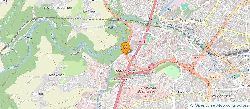 localisation de l'entreprise SCI MD à ANNECY