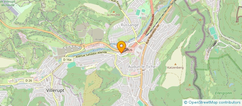 localisation de l'entreprise SCI MD à AUDUN-LE-TICHE