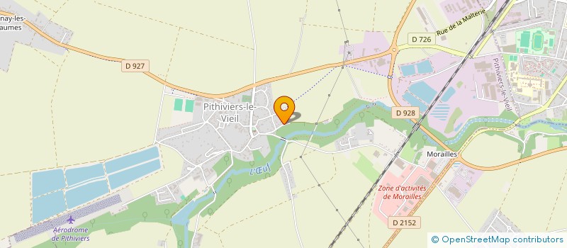 localisation de l'entreprise SCI MD  PITHIVIERS-LE-VIEIL