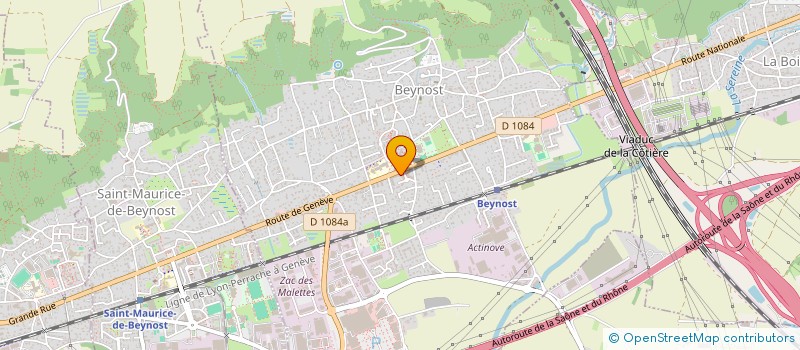 localisation de l'entreprise SCI MD à BEYNOST
