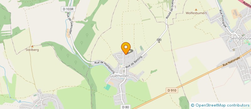 localisation de l'entreprise SCI MD  GUENVILLER