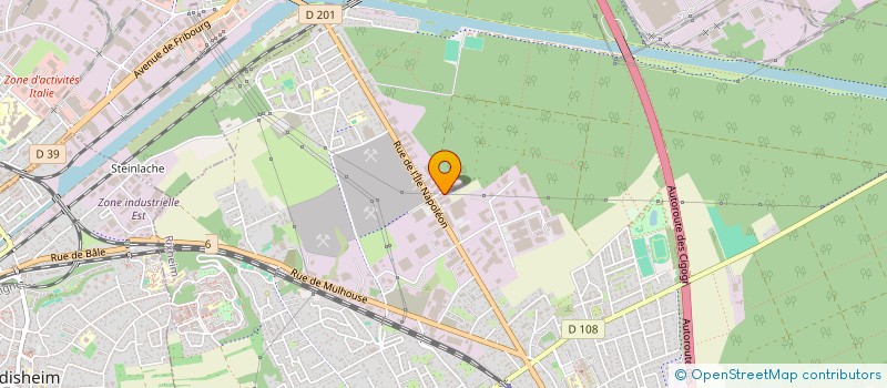 localisation de l'entreprise SCI MD  RIXHEIM