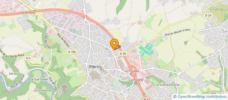 localisation de l'entreprise SCI MD AMADEUS  PLERIN