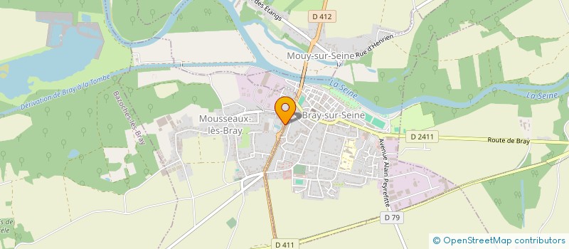 localisation de l'entreprise SCI MD BASSEE  MOUSSEAUX-LES-BRAY