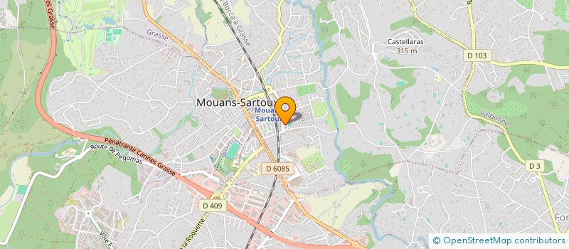 localisation de l'entreprise SCI MD BINY à MOUANS-SARTOUX