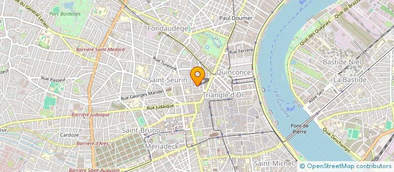 localisation de l'entreprise SCI-MD-BIRAN  BORDEAUX