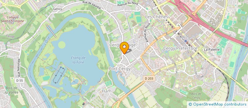 localisation de l'entreprise SCI MD. CERGY  CERGY