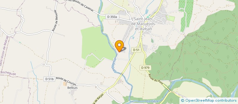 localisation de l'entreprise SCI MD CHARMASSON  SAINT-JEAN-DE-MARUEJOLS-ET-AVEJAN