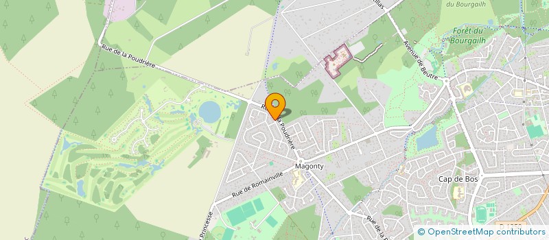 localisation de l'entreprise SCI MD DE LA COTE  PESSAC