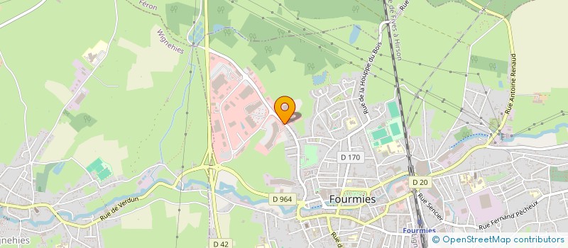 localisation de l'entreprise SCI MD IMMO  FOURMIES