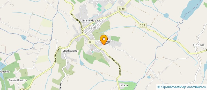 localisation de l'entreprise SCI MD IMMO  LAVIT