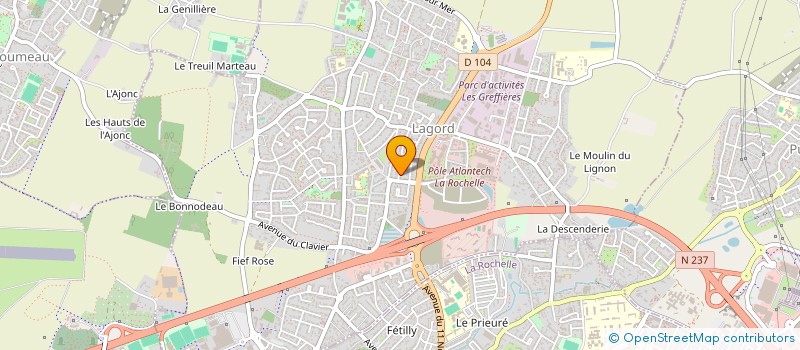 localisation de l'entreprise SCI MD IMMOBILIER  LAGORD