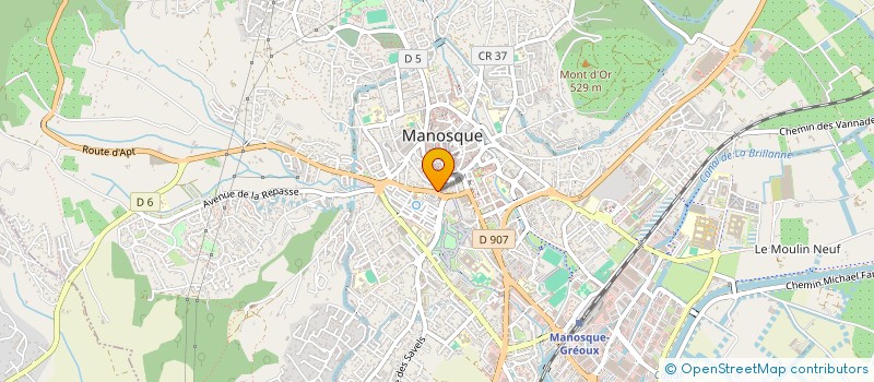localisation de l'entreprise SCI MD-MAJORAL à MANOSQUE
