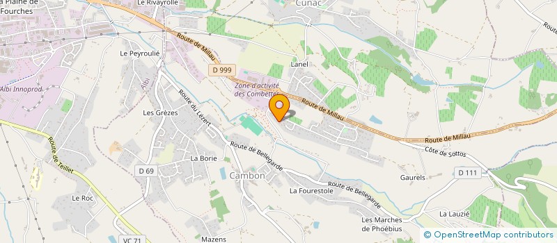 localisation de l'entreprise SCI MD PATRIMOINE  CAMBON