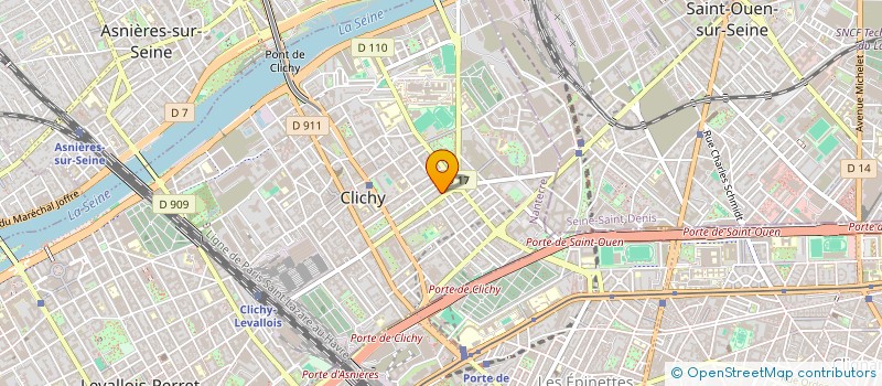 localisation de l'entreprise SCI MD PRO à CLICHY