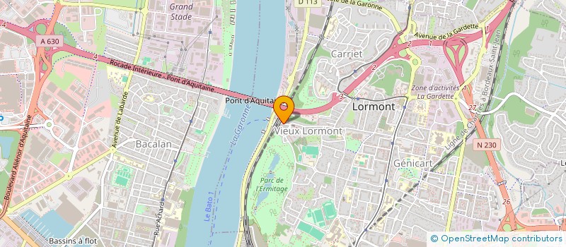 localisation de l'entreprise SCI MD ROYAN  LORMONT